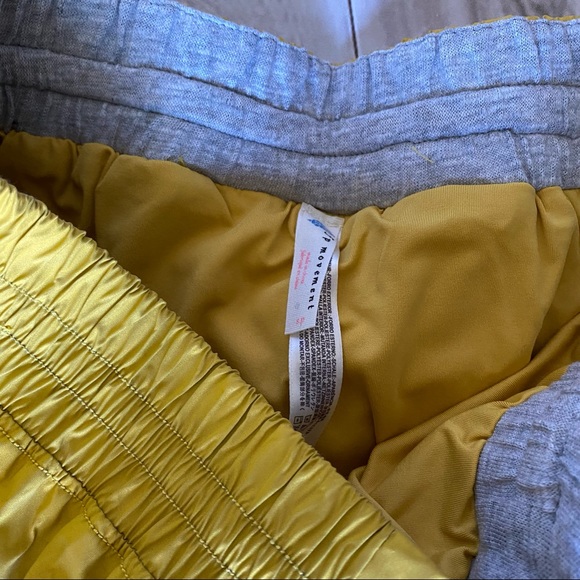 Free People movement moonlight yellow reflective shorts size small - Picture 11 of 15